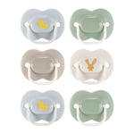 Tommee Tippee Anytime Dummies, 6-18 Months, 6 Pack of Symmetrical, BPA Free Dummies