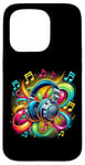 iPhone 15 Pro Urban hip hop headphone retro vintage dj novelty graffiti Case