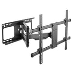 RICOO Support Murale TV Orientable S4764 Inclinable Universel 37-65" (94-165cm) Fix ation Mural Télévision LED/LCD/Incurvée VESA 300 x 200-600 x 400