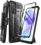 SUPCASE Unicorn Beetle Pro Coque pour Samsung Galaxy A55 avec Support [Protecteur d'écran intégré et Clip Ceinture] [Protection de qualité Militaire] Coque de téléphone avec béquille pour Galaxy A55