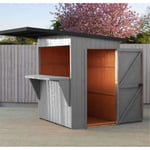 6 x 4 Pent Garden Bar And Store