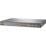 Hewlett Packard Enterprise Aruba 2540 24G PoE+ 4SFP+ Géré L2 Gigabit Ethernet (10/100/1000) Connexion Ethernet, supportant l'alimentation Via ce Port (PoE) 1U Gris