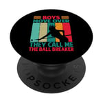 Boys Move Over,They Call Me The Ball Breaker - Billiard PopSockets PopGrip Adhésif