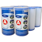 Cartouches de filtration 'A' - INTEX - Convient pour 58604, 56638 et 56636 - Fibre dacron