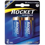 Rocket Alkaliparistot LR14 C, 2 kpl.