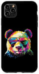 Coque pour iPhone 11 Pro Max Panda Bear Lover Lunettes de soleil Pop Art Funny Panda Bear