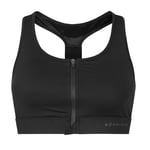 Röhnisch Front Zip Sportsbra stödjande sport-bh (dam) -  Black,  M