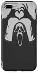 iPhone 7 Plus/8 Plus Ghost Heart Hands Scary Face Horror Poster Halloween Case