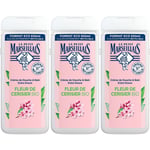 Le Petit Marseillais Crème de Douche & Bain Extra Douce Fleur Cerisier BIO Gel 3x650 ml