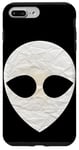 iPhone 7 Plus/8 Plus White Sci-Fi UFO Flying Alien Face Cosmic Extraterrestrial Case