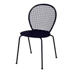 Fermob - Lorette Chair Liquorice 42 - Matstolar utomhus - Frédéric Sofia - Svart - Metall