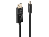 Lindy 43303, 3 M, Usb Type-C, Displayport, Hankoppling, Hankoppling, Rak