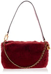 GUESS, Katey Luxe Mini sac à bandoulière zippé Femme, Merlot, Taille unique