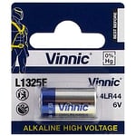 Vinnic 476A 4LR44 A544 V403PX Pile alcaline 6v PX28A pour sonnettes, jouets, colliers pour animaux, appareils photos et autres usages 6 V