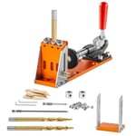 Pocket Hole Jig Kit - VEVOR - Justerbar 13-38 cm