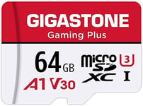 Carte Mémoire 64 Go, Gaming Plus Série, Vitesse De Lecture Allant Jusqu'À 95 Mo/S. A1 U3 V30 Carte Micro Sdxc Pour Nintendo Switch Caméra Full Hd Vidéo Avec Adaptateur Sd.[SDK200593]