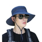 SJTJSPX Chapeau de Pêcheur Chapeau de Jungle Homme Femme Bob Randonnée Anti UV Pliable Chapeau de Soleil Large Bord Chapeau de Voyage Chasse Camping Safari Alpinisme Chapeau de Bassin Visière