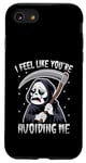 Coque pour iPhone SE (2020) / 7 / 8 J'ai l'impression que tu m'évites Grim Reaper Halloween