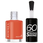 Rimmel 60 Seconds Super Shine Nail Polish 8 ml (olika nyanser) - 410 Wild Spice