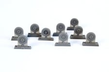 CMK 129-B72100 1:72 Meiller wagon"V-2 Transporter"-Wheels Set for Spezial Armour