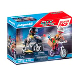 Playmobil 71255 Special Forces and Thief Starter Pack, Police Toy, Fun Imaginati