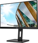 Moniteur Q24P2Q 60 cm (23,8 pouces) (HDMI, DisplayPort, hub USB, temps de réponse de 4 ms, 2560x1440, 75 Hz, pivot) noir