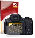 atFoliX 3x Film Protection d'écran pour Canon PowerShot SX60 HS mat&antichoc