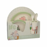 Roald Dahl Bfg 4Pc Pressed Bamboo Dinner Set Kids Gift Idea Childs Dining Set