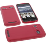 Bag For Doro 8040 Phone Case Protection Cover TPU Rubber Case Red