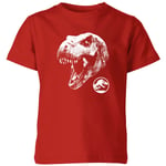 Jurassic Park T Rex Kids' T-Shirt - Red - 7-8 Years - Red