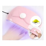 54W Mini UV/LED-lampa Nagellampa Gellack Gybrit Rosa