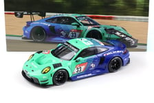 1:18 Ixo Porsche 911 992 GT3 R 24h Nürburgring 2023 #33 Faucon Bachler/Müller