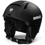 Briko Canyon Casque de Ski/Snow, Unisexe pour Adultes, Noir Mat, Taille S