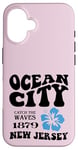 Coque pour iPhone 16 ocean city catch the waves 1879 new jersey esthétique voyage