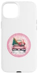 iPhone 15 Plus Pink Christmas Truck: Farmhouse Holiday Charm Case