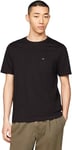 Tommy Hilfiger Men's Pocket Tee S/S T-Shirt, Black, XS