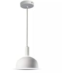 Suspension intérieure Blanche DESIGN avec Abat-jour en Aluminium E14