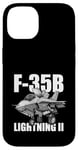 Coque pour iPhone 14 F-35B Dessin animé amusant avions de chasse militaire