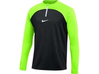 Herrebluse Nike Nk Dri-Fit Academy Drill Top K Svart-Grønn Dh9230 010 (L)