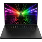 Razer Blade 16 (2024) - 16 Zoll OLED Gaming-Laptop - NVIDIA GeForce RTX 4090 - Intel Core i9-14900HX - 16" OLED 240Hz QHD+ Display (64GB RAM, 4TB SSD, RGB) QWERTY UK-Layout | Black