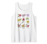 Disney Princess Floral Group Collage Tank Top