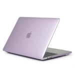 Macbook Air 13 (A1932. A2179. A2337) Skal See-through Lila