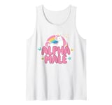 Alpha Male Unicorn Rainbow Ironic Sarcastic Humor Y2K Funny Tank Top