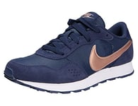 Nike MD Valiant (GS) Basket, Midnight Navy MTLC Red Bronze White, 38 EU