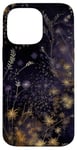 Coque pour iPhone 14 Pro Max Fleurs de minuit, noir, violet, humeur sombre, floral, esthétique