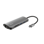 Trust Dalyx 7 in 1 USB-C multiliitin adapteri