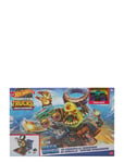 Monster Trucks Arena Smashers Mega-Wrex Vs Crushzilla Takedown Playset Patterned Hot Wheels