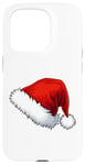 Coque pour iPhone 15 Pro Chapeau Père Noël Père Noël Dessin animé