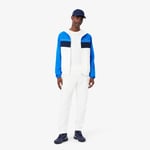 Lacoste Ensemble survêtement Sport taffetas diamanté Taille XXL Blanc/bleu/bleu Marine