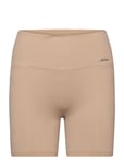 Luxe Seamless Midi Biker Shorts Beige Aim´n